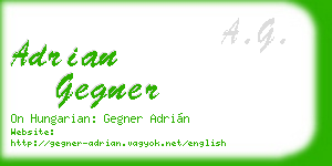 adrian gegner business card